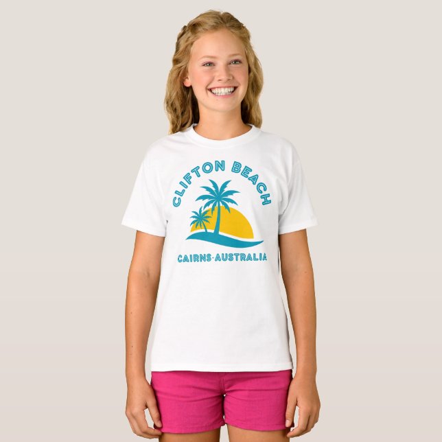 CAMISETA CLIFTON BEACH-CAIRNS AUSTRALIA (Anverso completo)