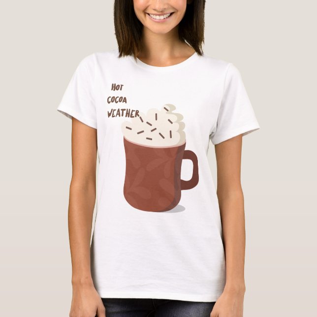 Camiseta Clima de cacao caliente (Anverso)