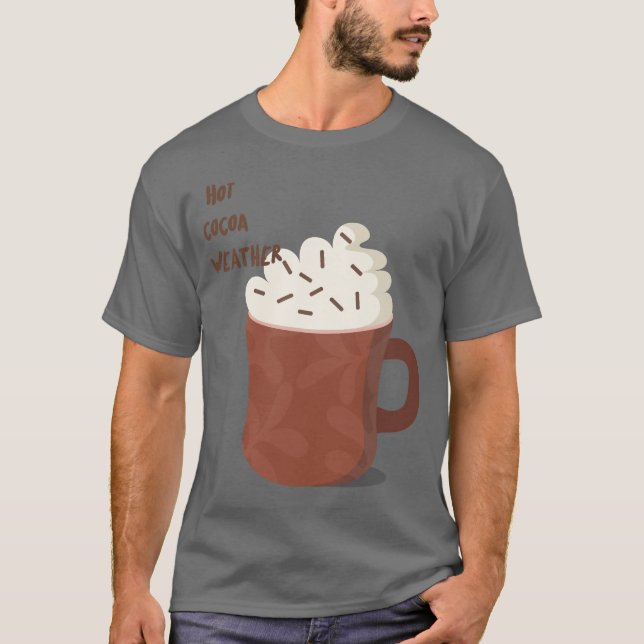 Camiseta Clima de cacao caliente (Anverso)