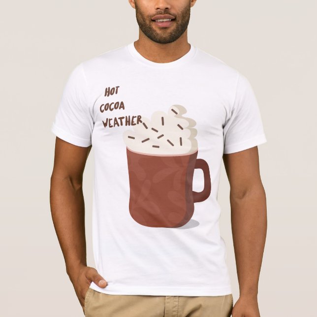 Camiseta Clima de cacao caliente (Anverso)