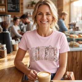 Camiseta Clima de café. Amante del café. 