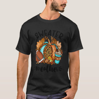 Camiseta Clima de suero otoño Apreciado Chispas de otoño