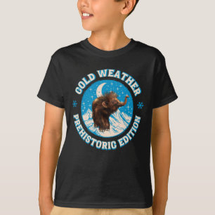 Camiseta Clima frío, edición prehistórica Mamut lanudo