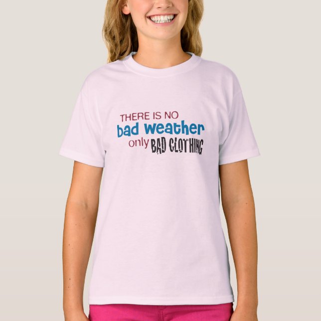 Camiseta Clima y ropa (Anverso)