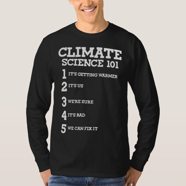 Camiseta Climate Science March Scientists TS Earth Day (Anverso)