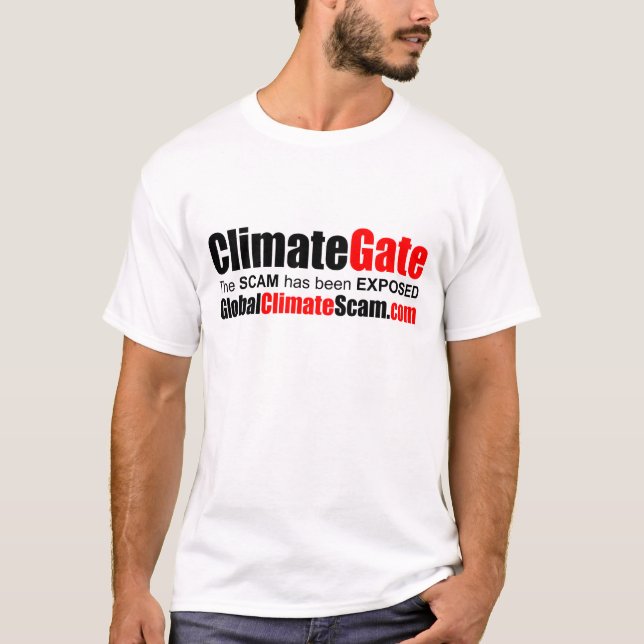 Camiseta ClimateGate (Anverso)