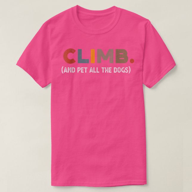 CAMISETA CLIMB  (Diseño del anverso)