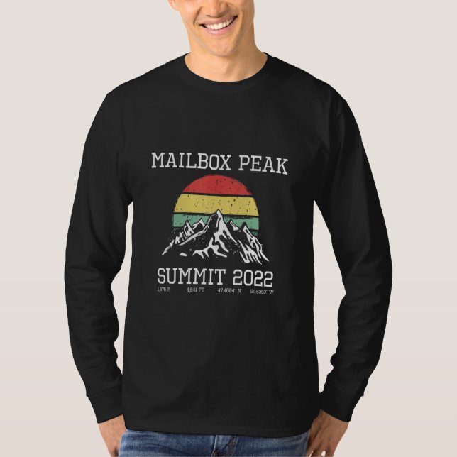 Camiseta Climbed Mailbox Peak Summit 2022 Hike Washington S (Anverso)
