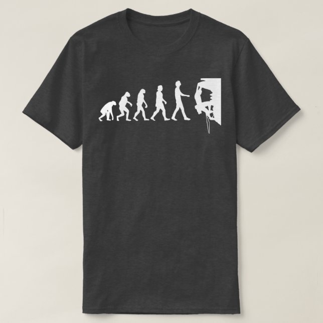 Camiseta Climber Boulder Evolution Climbing Sport (Diseño del anverso)