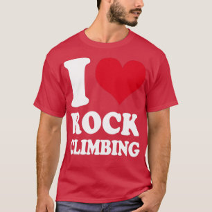 Camiseta Climber I Love Rock Climbdering Bouldering