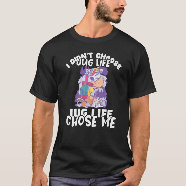 Camiseta Climber Rock Climbing Jug Life me eligió Boulderin (Anverso)