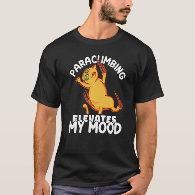 Camiseta Climber Rock Paraclimbing elevates my Mood Boulder (Anverso)