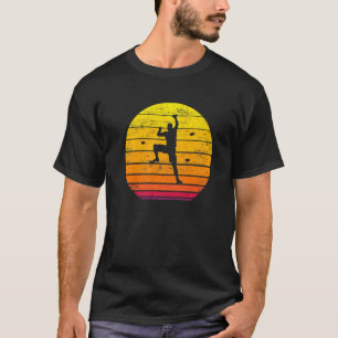 Camiseta Climber Wall Sunset Boulding Climber Rock Climbi