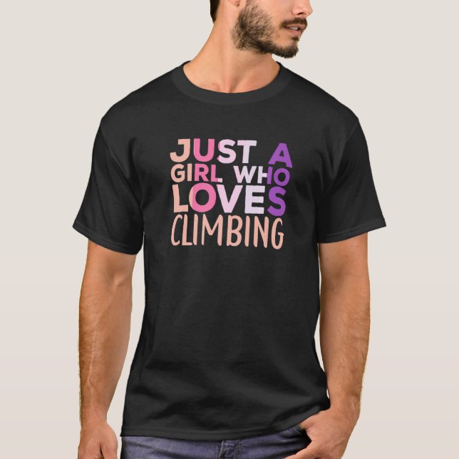 Camiseta Climbing Apparel Rock Climber Bouldering for Women (Anverso)