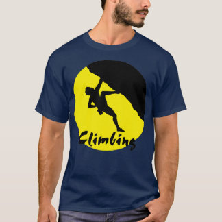 Camiseta Climbing female climber Triblend