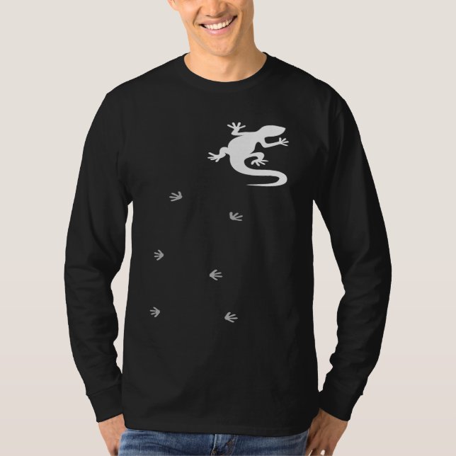 Camiseta Climbing Gecko Crested Gecko Reptile Lizard Pet (Anverso)