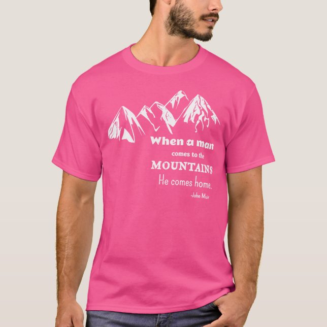 Camiseta Climbing Mountain Rock Climber For Men (Anverso)