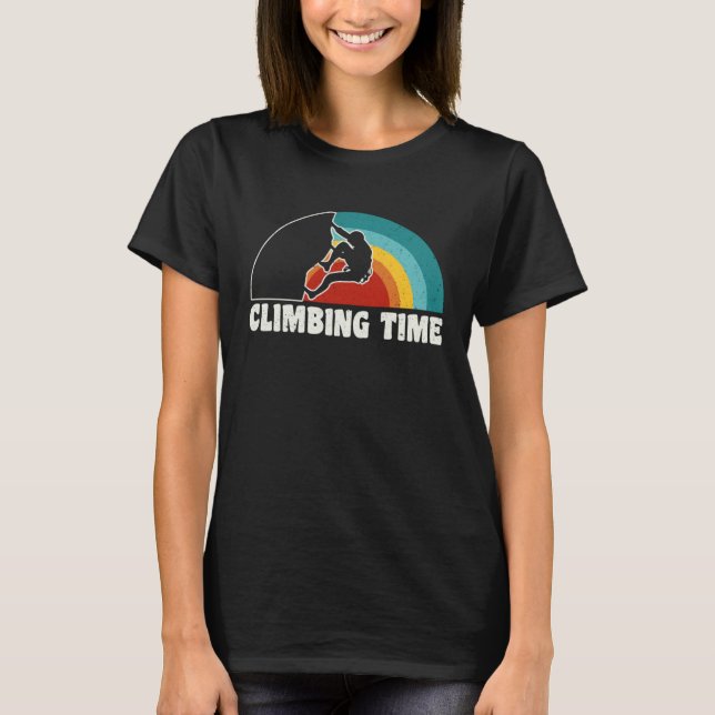 Camiseta Climbing Time Climber Sport Climbing Bouldering  1 (Anverso)