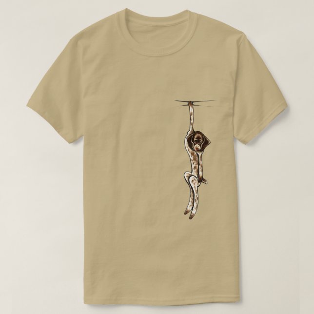 Camiseta Clingy German Shorthairo (Diseño del anverso)