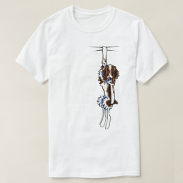 Camiseta Clingy Hepy White Springer Spaniel