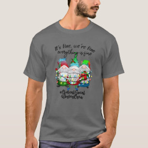 Camiseta Clínica de trabajadores sociales está bien estamos