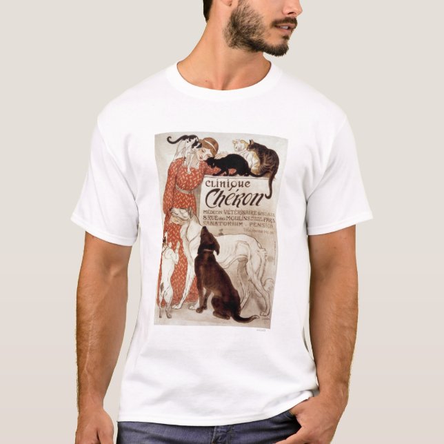 Camiseta Clínica veterinaria francesa (Anverso)