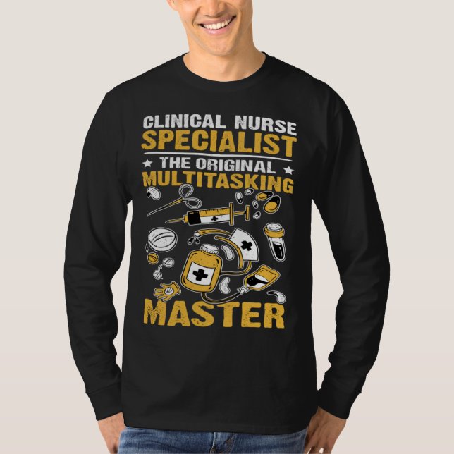 Camiseta Clinical Nurse Specialist Original Multitasking Ma (Anverso)