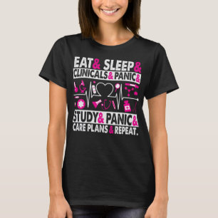 Camiseta Clínicas de sueño para comer Planes de cuidado de
