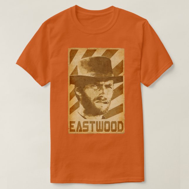 Camiseta Clint Eastwood Retro Propaganda (Diseño del anverso)