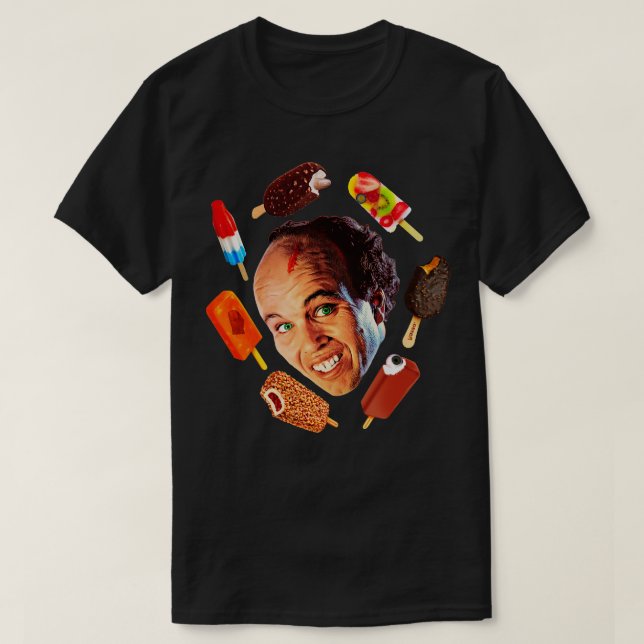 Camiseta Clint Howard es el hombre crema de hielo (Diseño del anverso)