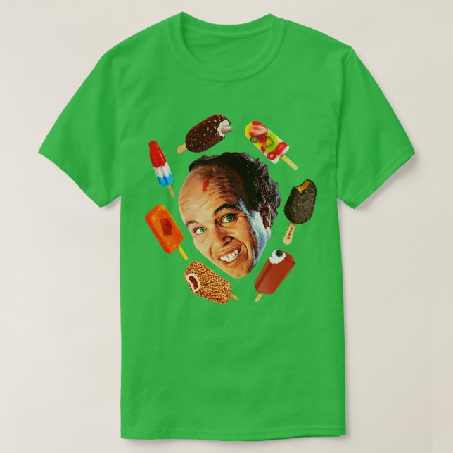 Camiseta Clint Howard es el hombre crema de hielo (Diseño del anverso)