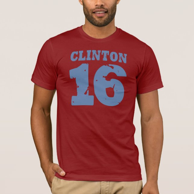 CAMISETA CLINTON 2016 UNIFORMA APENADO - .PNG (Anverso)