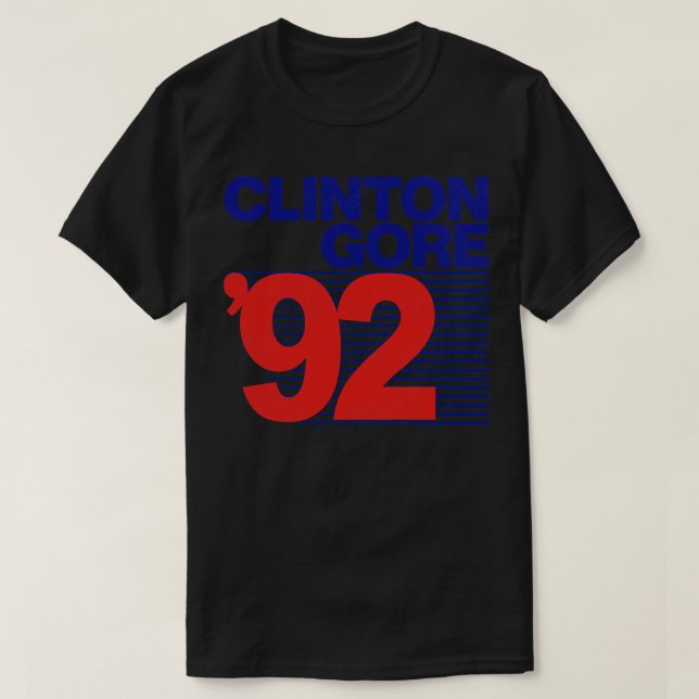CAMISETA CLINTON GORE (Diseño del anverso)