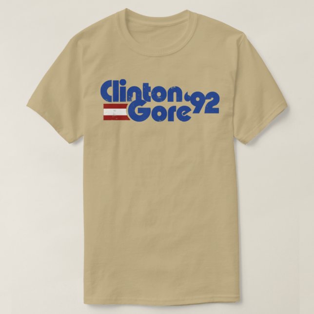 Camiseta Clinton Gore 1992 (Diseño del anverso)