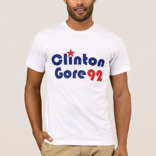 Camiseta Clinton Gore 92 Retro Demócrata