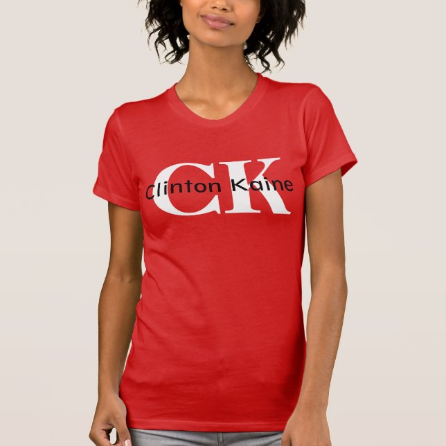 Camiseta Clinton Kaine - CK 2016 (Anverso)