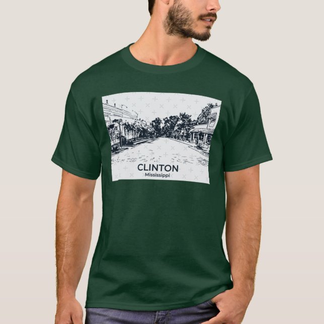 Camiseta Clinton Mississippi (Anverso)