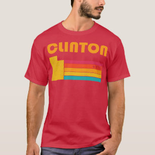 Camiseta Clinton Utah Vintage Distresage Souvenir