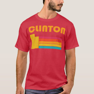 Camiseta Clinton Utah Vintage Distresage Souvenir