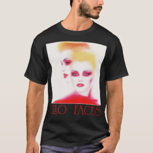 Camiseta Clio Faces Italo Disco Classic Tributo Design