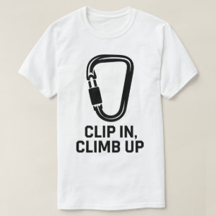 Camiseta Clip De Carabiner De Gear De Escala De Montaña En