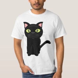 Camiseta " Clip de gato negro Imágenes de gatos libres Clip
