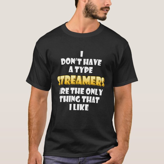 Camiseta Clip de Streamer de videojuego de disfraces de str (Anverso)