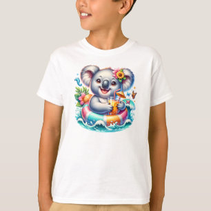 Camiseta Clipart de sublimación de koala de verano