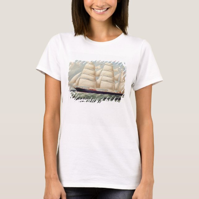 Camiseta Clipper Barque 'Clendovey' (aceite sobre lienzo) (Anverso)