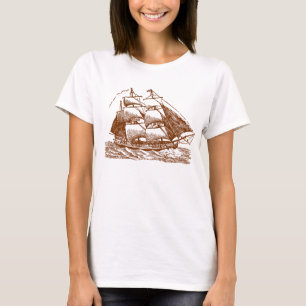 Camiseta Clipper - Nogal