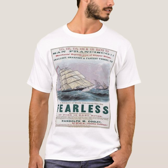 Camiseta Clipper Sailing Sin Miedo (Anverso)