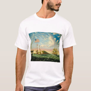 Camiseta Clipper Ships Boston Harbor 1800