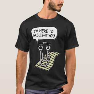 Camiseta Clippy Estoy aquí para darte la bienvenida