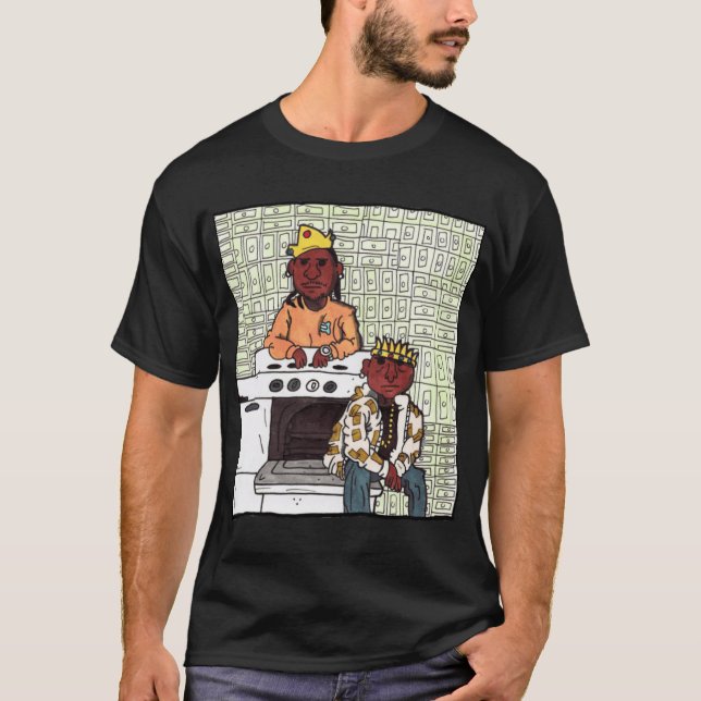 Camiseta Clipse Hell Hath No Fury Illustration retro (Anverso)